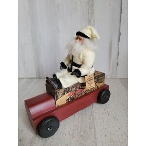 Lancaster market vintage Santa Claus car folk art Xmas home decor unique